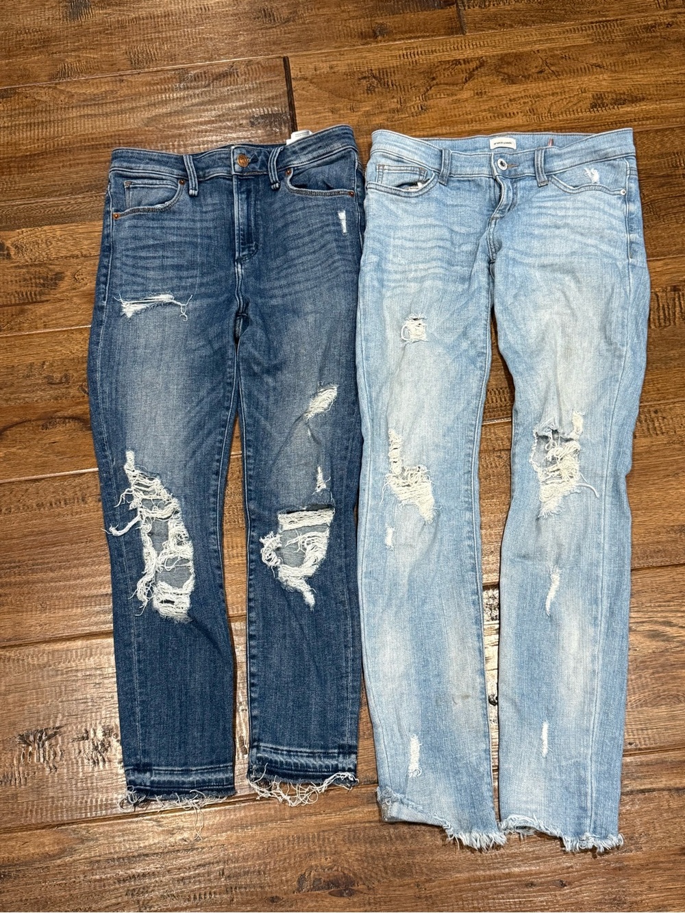 Abercrombie & Fitch Simone High Rise Ankle Jeans & Sneak Peak Size 0-1